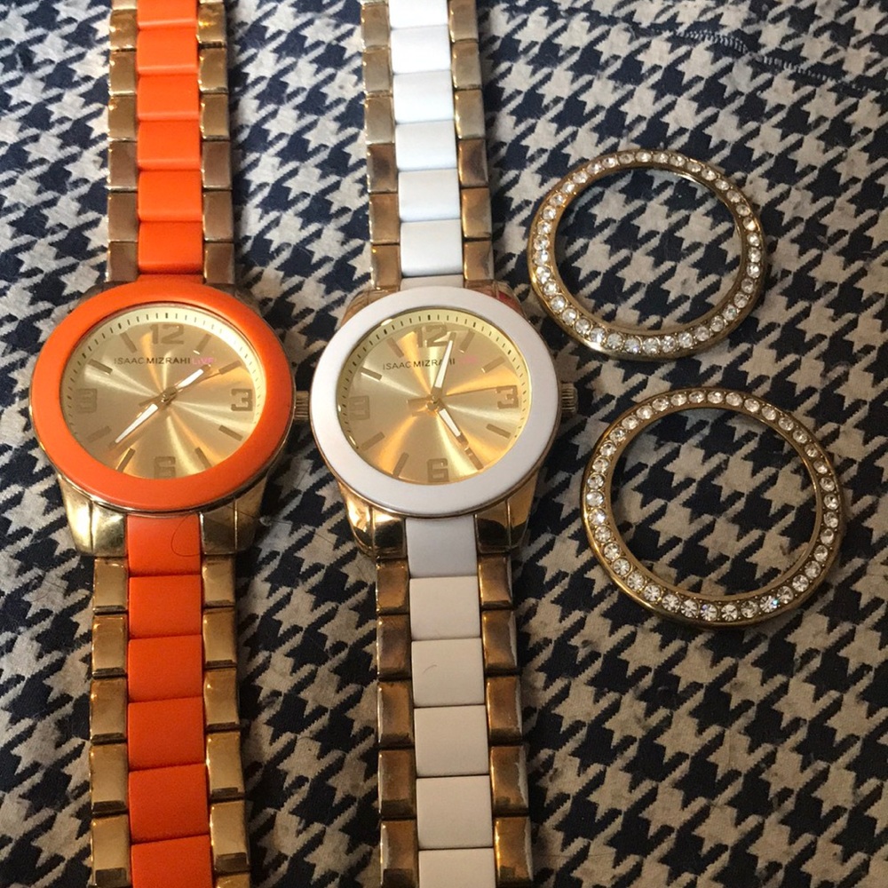 2 Isaac Mizrahi wrist watch